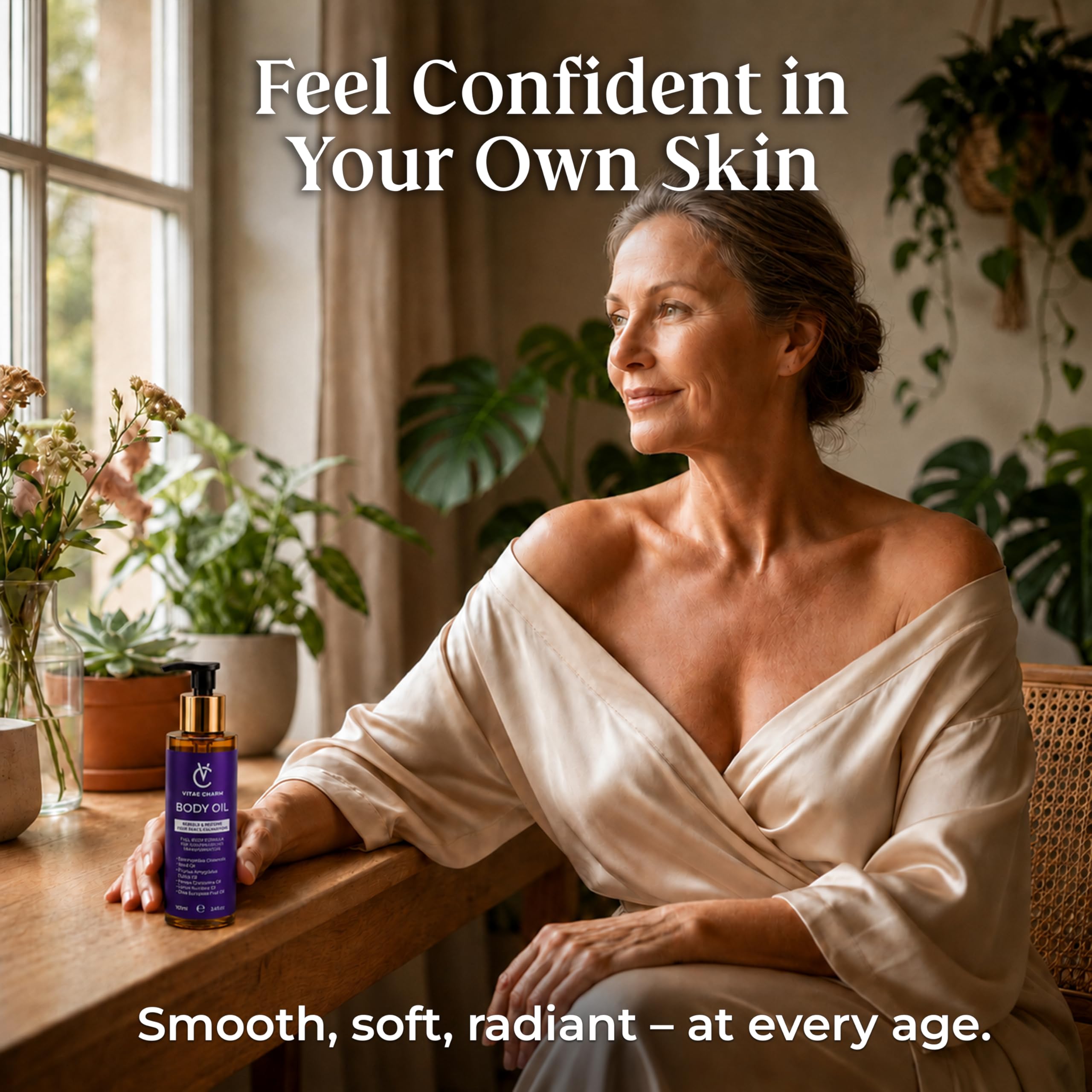 vitae charm arms before and after scale showing smoother hydrated skin