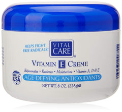 Vital Care jar front label showing product and size, clear branding and benefits