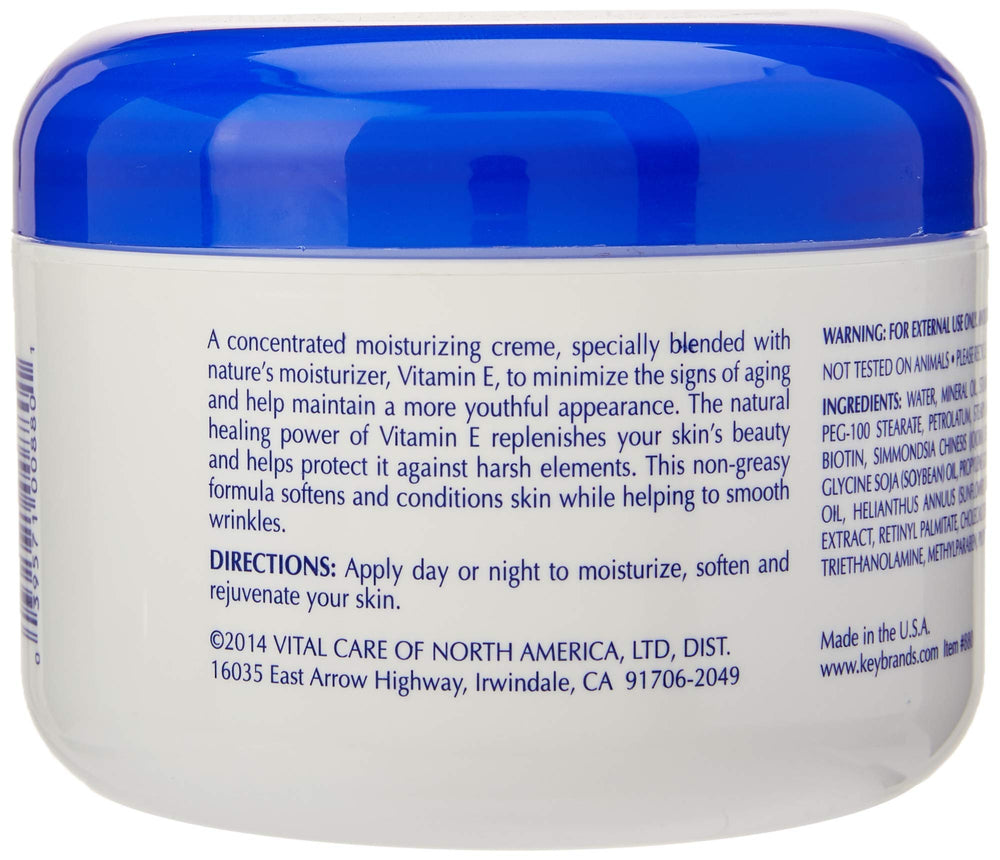 Vital Care cream texture close-up highlighting smooth, non-greasy blend for hydration
