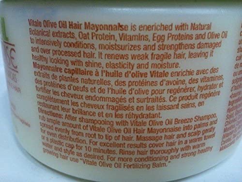 VITALE creamy olive oil texture close-up illustrating rich conditioning