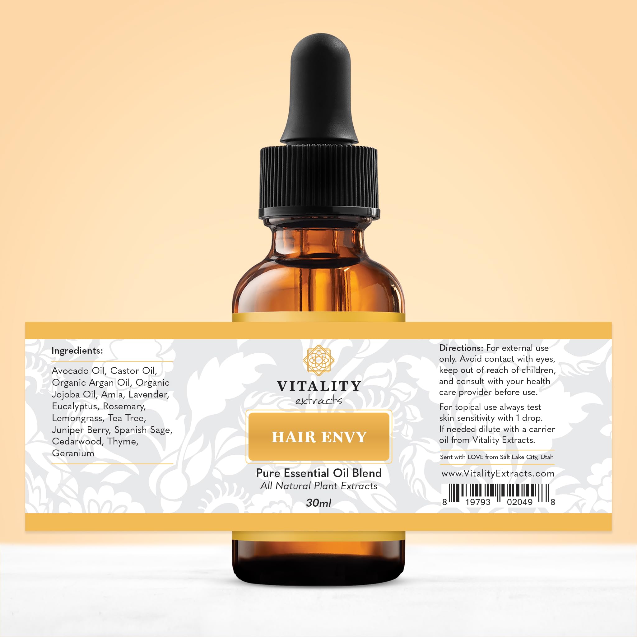 Vitality bottle on bathroom shelf styled in natural light for daily routine benefit ritual