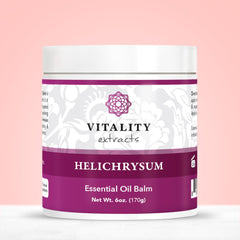 Vitality balm in bathroom lifestyle scene for nightly skin care