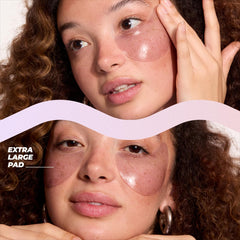 Vitamasques close-up of hydrogel texture demonstrating smoothing hydration