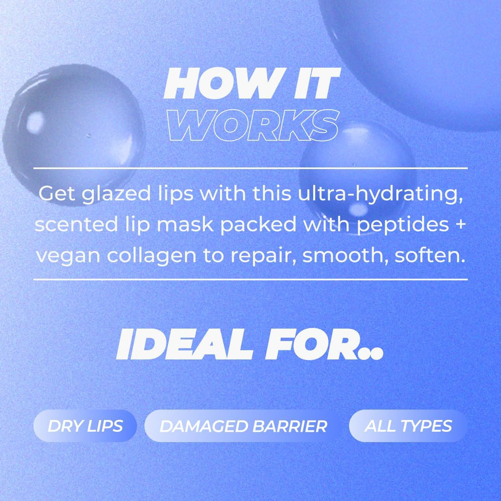 Vitamasques ingredient callout aloe and peptides emphasizing soothing benefit