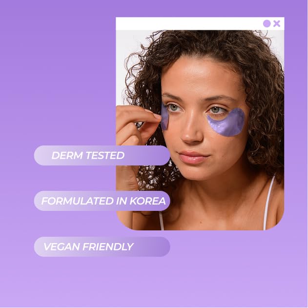 Vitamasques ingredient collage showing hyaluronic acid and peptides for firming