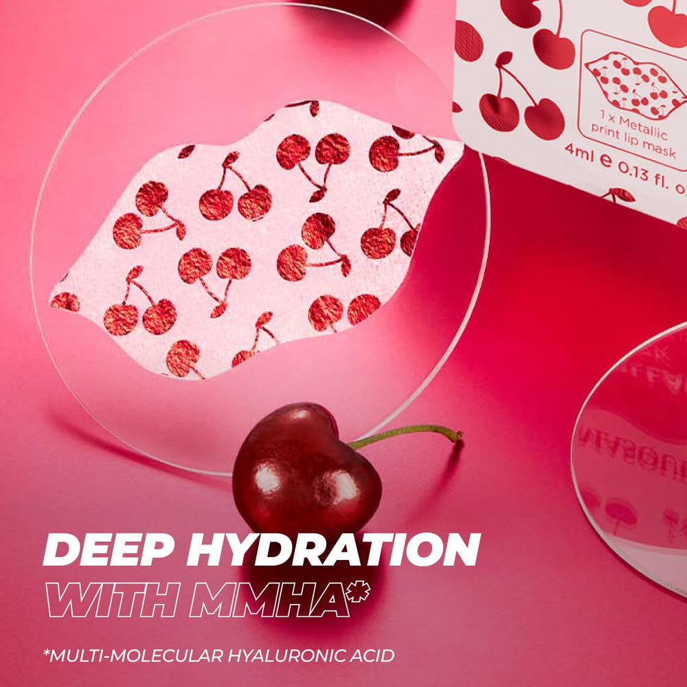 Vitamasques lip masks staged on vanity, ideal for at-home self-care