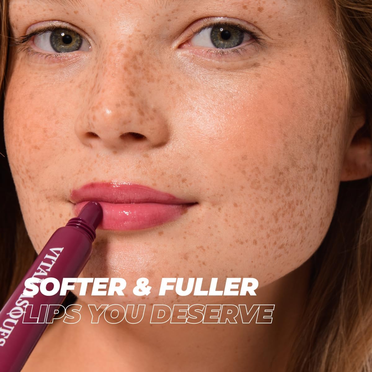 Vitamasques open tube during application showing easy glide and conditioning benefit