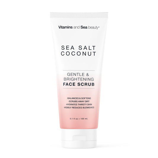 VITAMINS AND SEA BEAUTY front bottle view showing product branding and size benefit