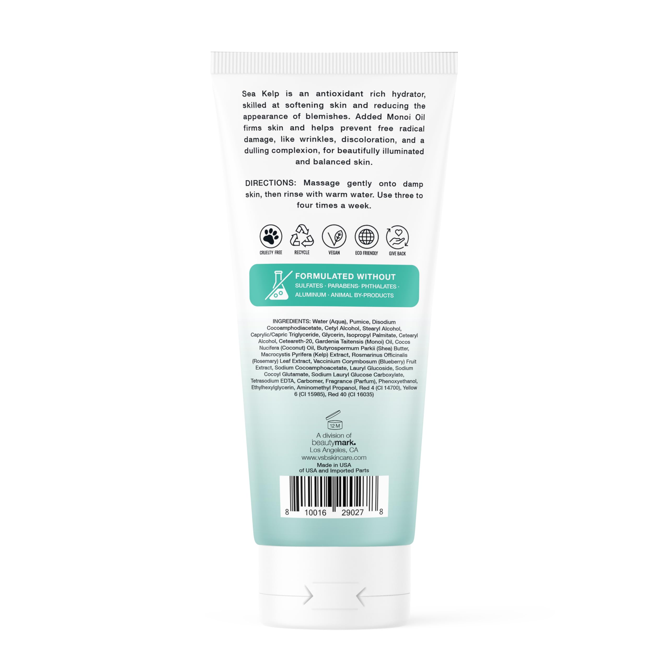 VITAMINS AND SEA BEAUTY lifestyle bathroom setup conveying daily routine and calming benefit