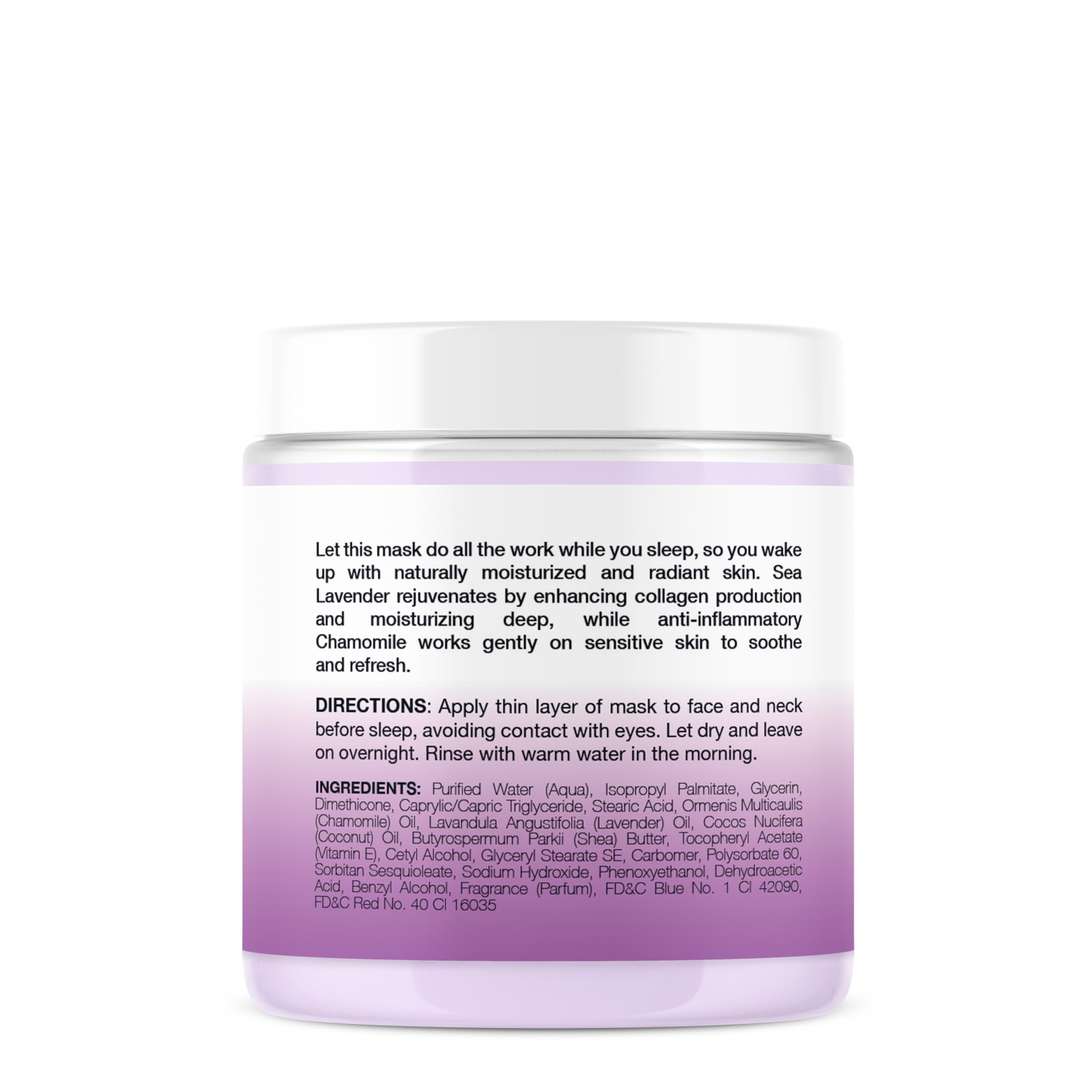 VITAMINS AND SEA BEAUTY creamy texture close-up demonstrating smooth moisturizing finish
