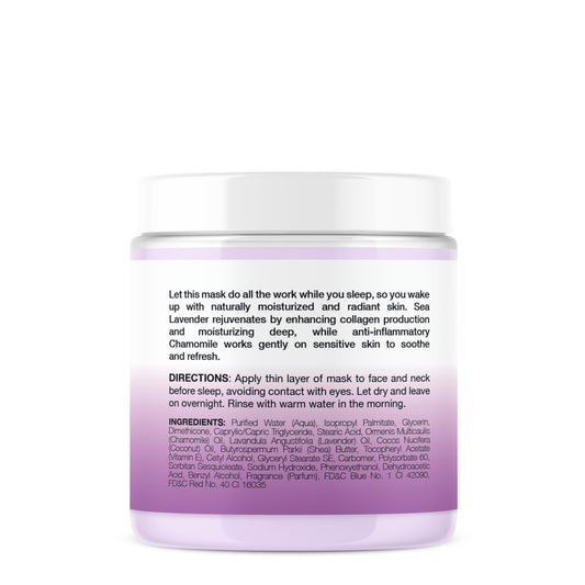 VITAMINS AND SEA BEAUTY creamy texture close-up demonstrating smooth moisturizing finish