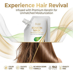 VITAMINS hair cosmetics applied in palm demonstrating easy spread