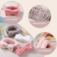 VITEVER headband in use during face wash keeping hair neatly back