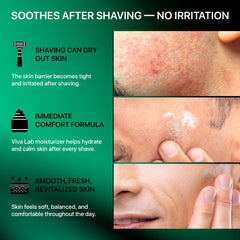 Viva Lab used on neck and jawline for hydration and smoother-looking skin