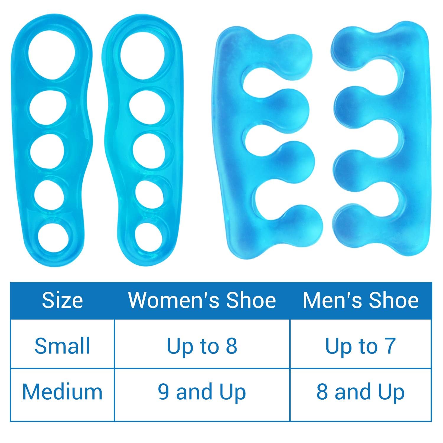 VIVEsole separators inside shoe demonstrating comfortable fit