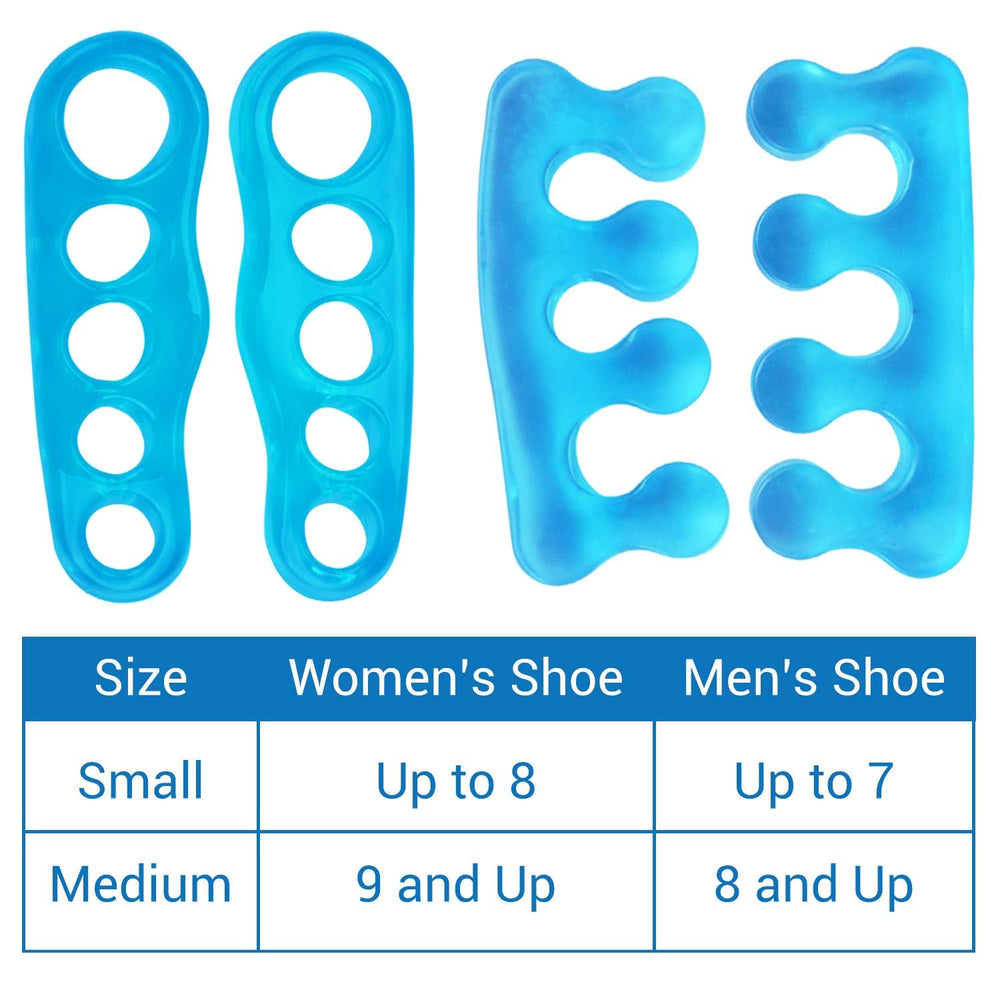 VIVEsole separators inside shoe demonstrating comfortable fit