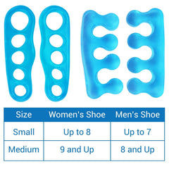 ViveSole toe stretchers worn during yoga pose improving alignment