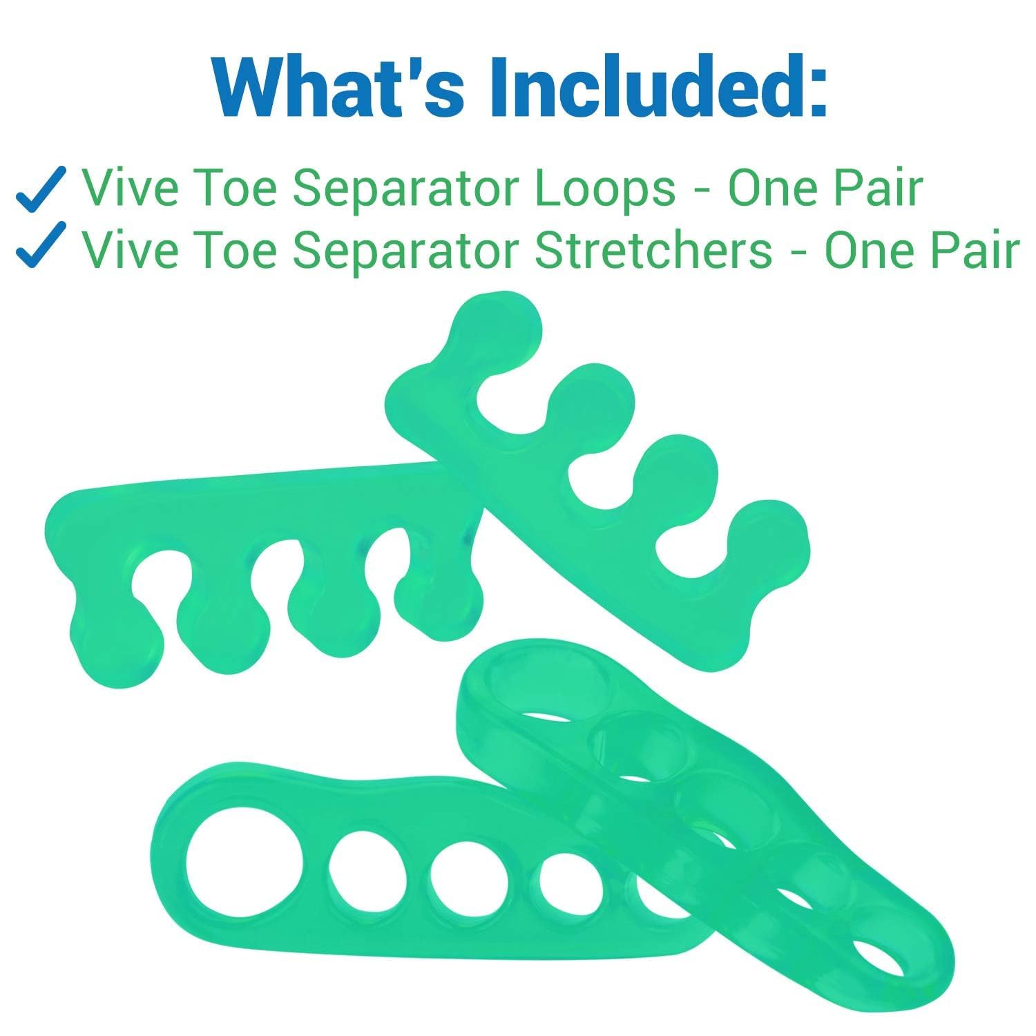 ViveSole top view displaying both loop and stretcher styles for versatility