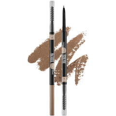 Vivienne Sabó Brow Arcade front view showing sleek dual-ended design and branding benefit: travel-ready precision
