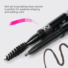 Vivienne Sabó spoolie brush blending color for natural soft finish