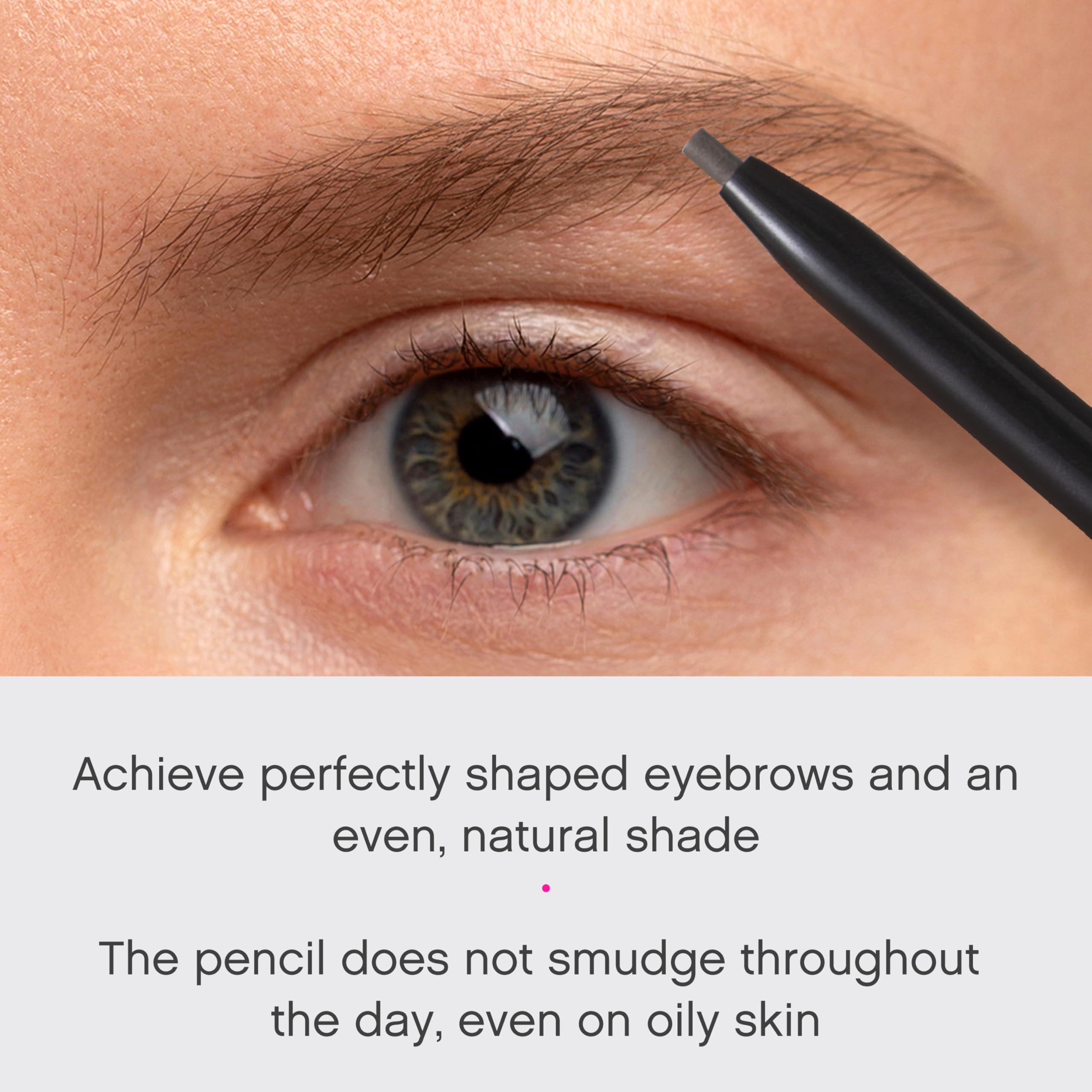 Vivienne Sabó Brow Arcade swatches on skin comparing light blonde tone for subtle, cool-toned definition