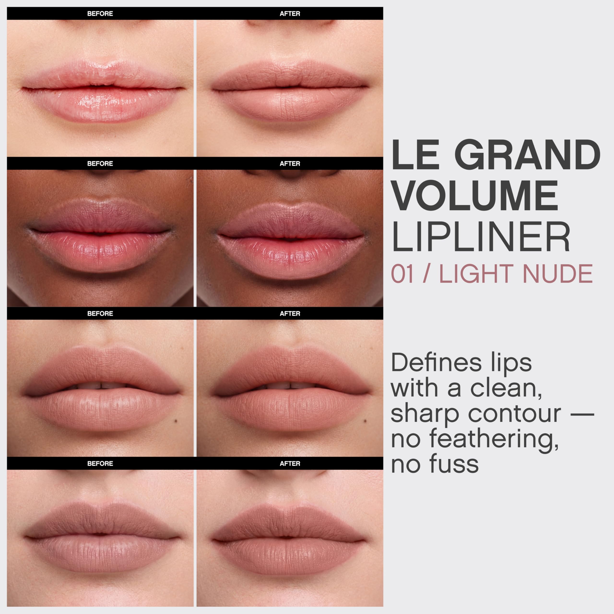 Vivienne Sabó model applying lipliner showing accurate contouring benefit