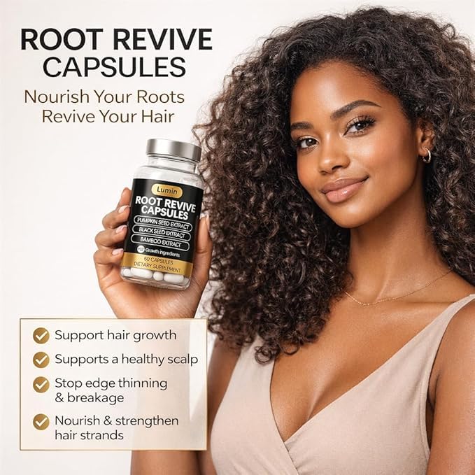 Vivikig bottle next to hairbrush implying reduced breakage benefits