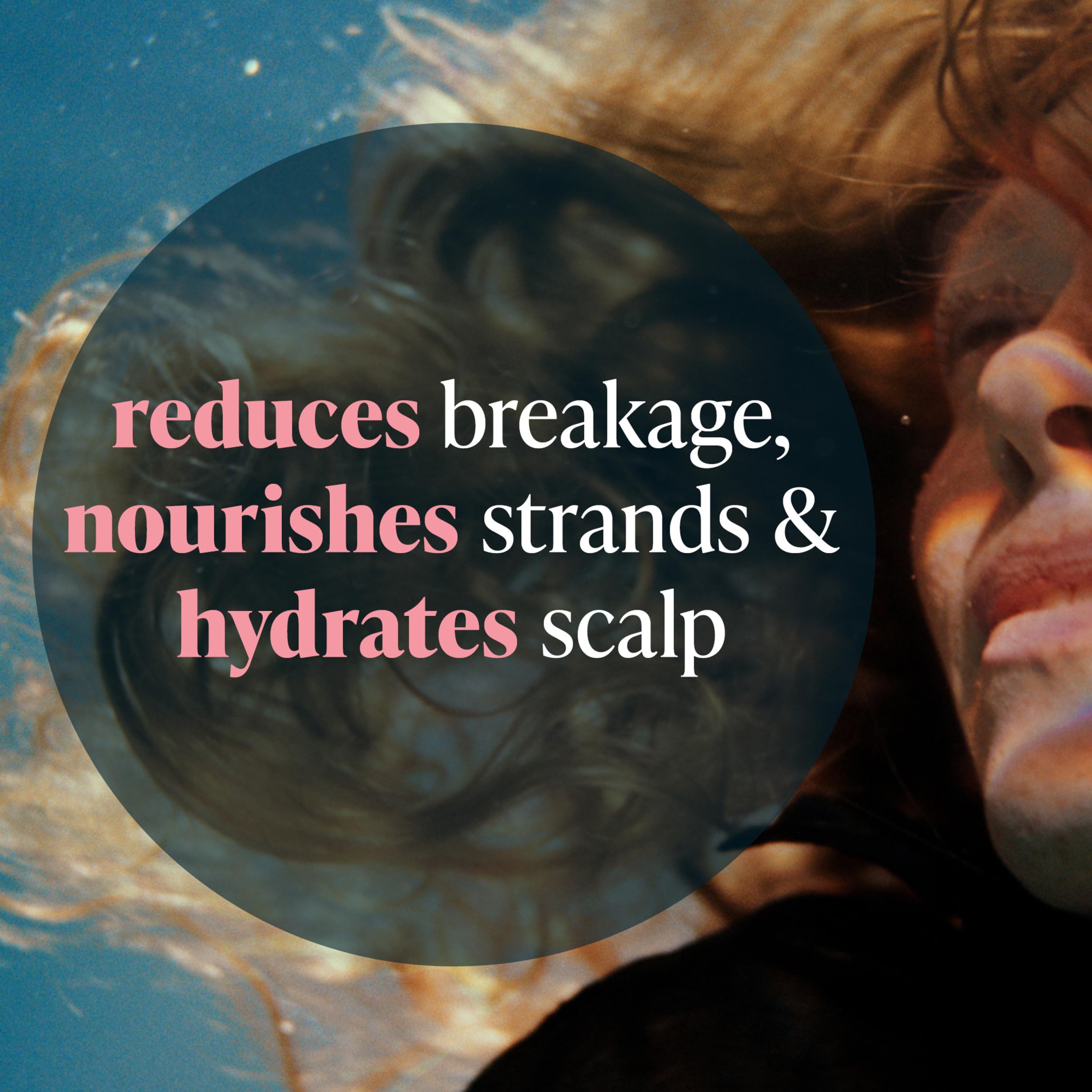 Viviscal conditioner creamy texture closeup for smooth hydration