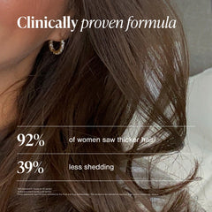 Viviscal label ingredients view showing marine collagen and vitamins benefit
