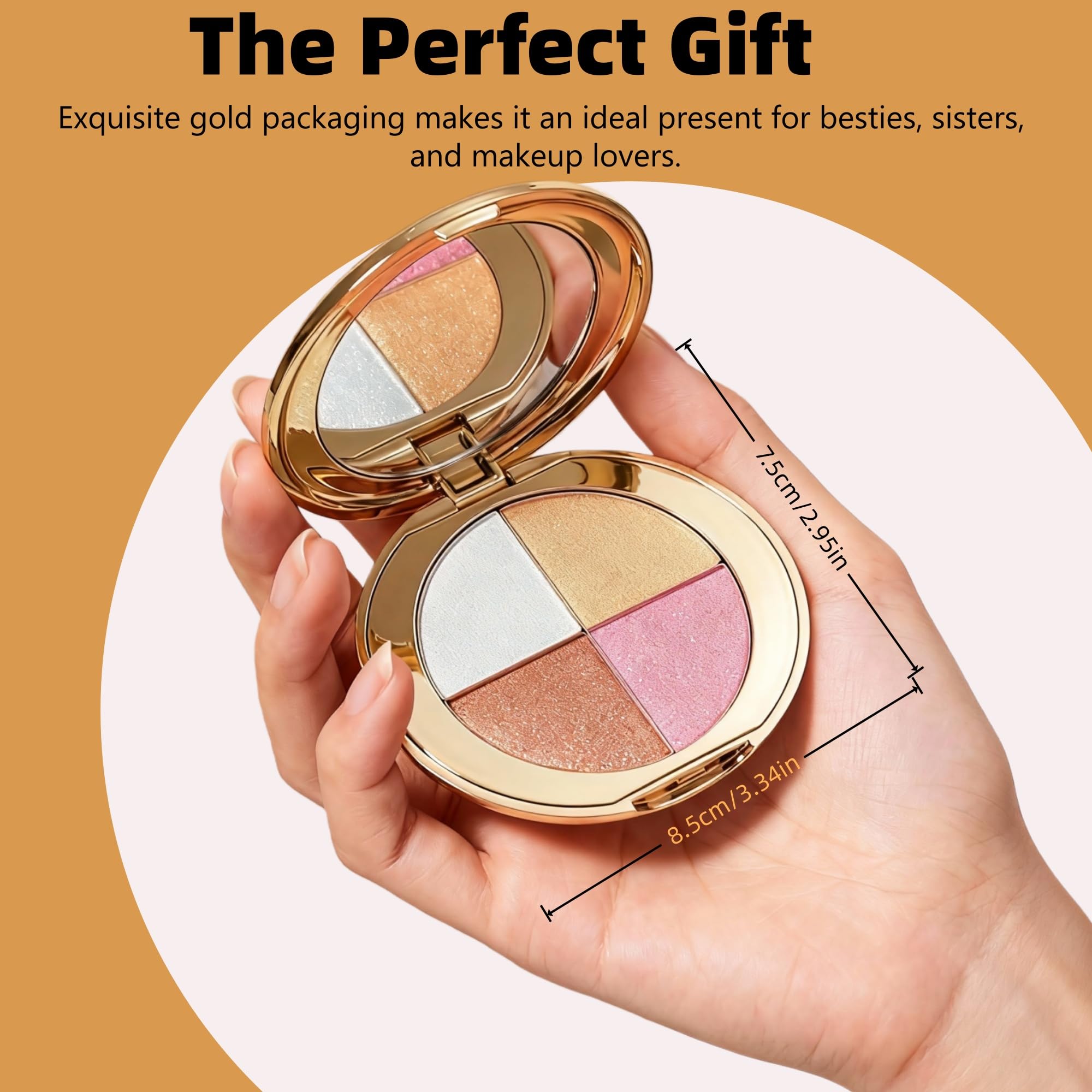 viviyoo swatch of shimmer texture on skin demonstrating luminous finish