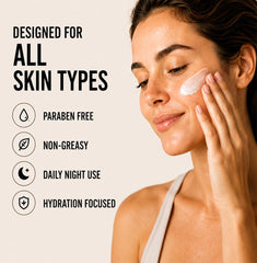 Vivo Per Lei jar label detail showing paraben-free reassurance