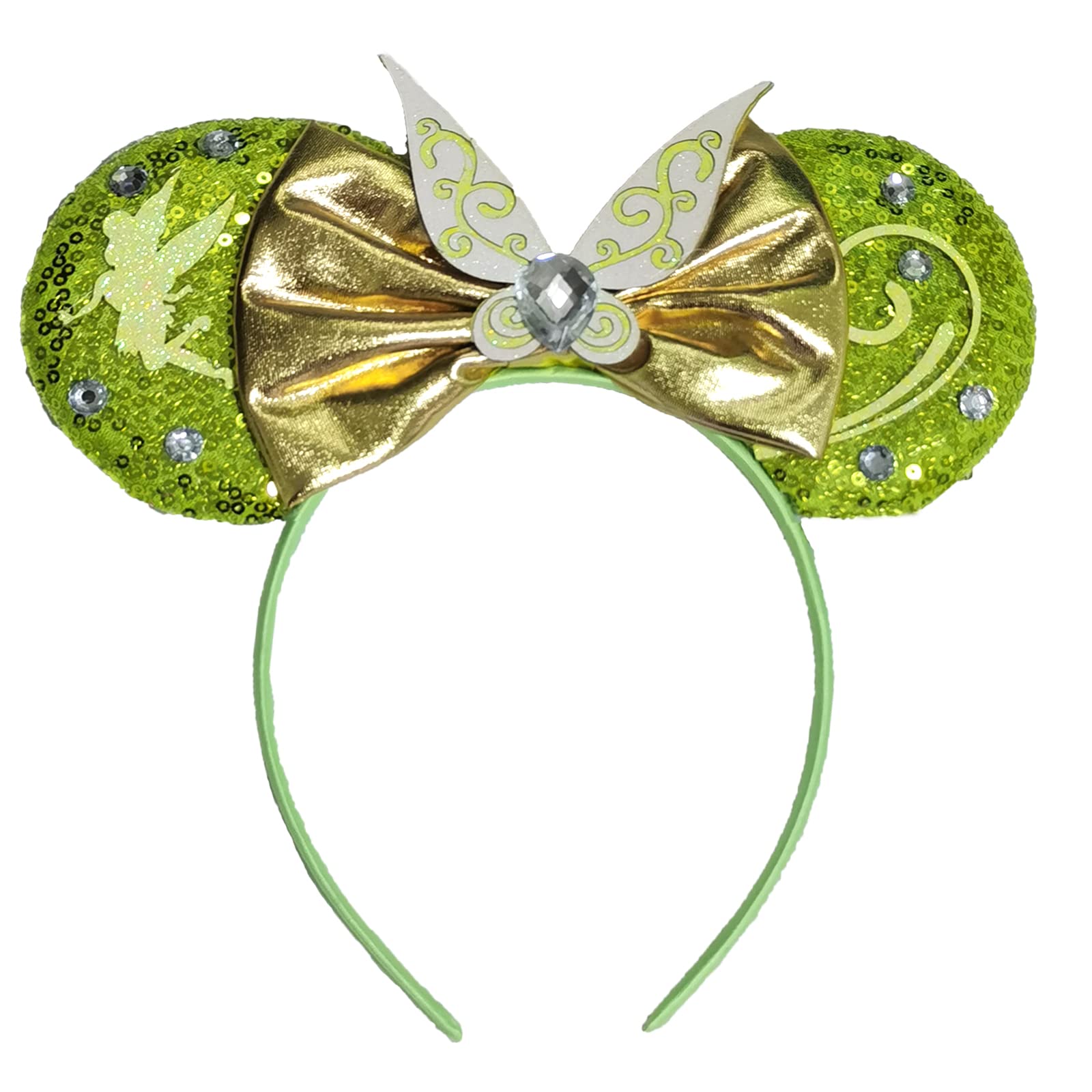 Viwind front view headband showing butterflies and comfortable fit