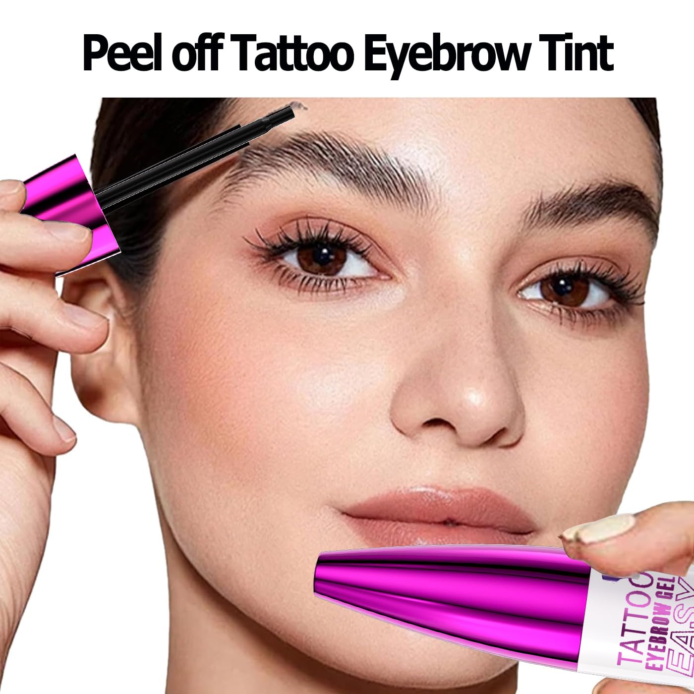 VKSpoa after application lifestyle shot showing defined natural brows