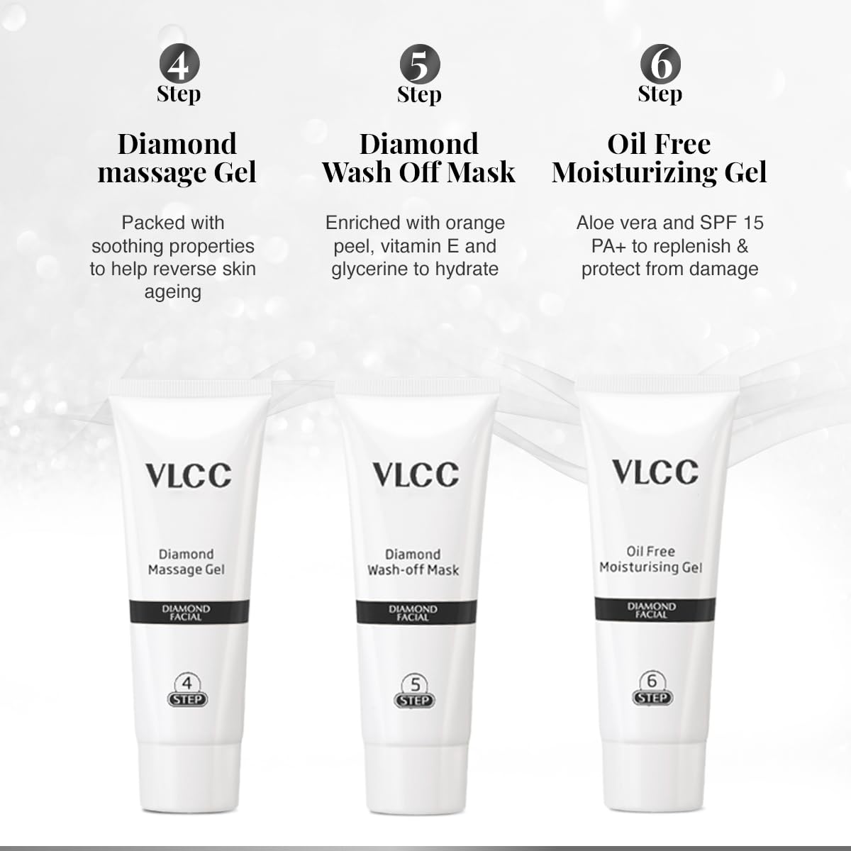 vlcc product being applied to hand showing easy use and instant smoothing benefit