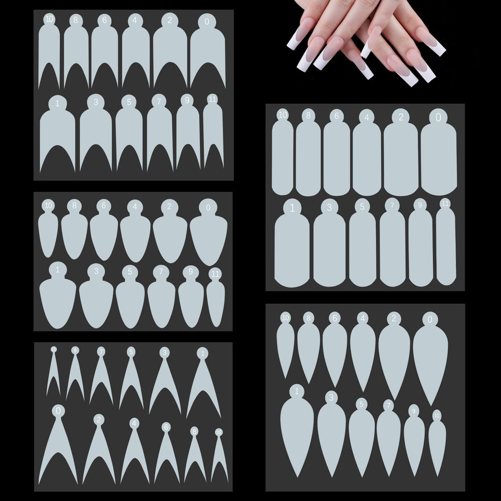 vnjaoi front packaging showing 60-piece kit and contents for quick French tips