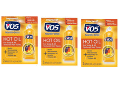 VO5 front packaging showing two-tube pack and product identity benefits