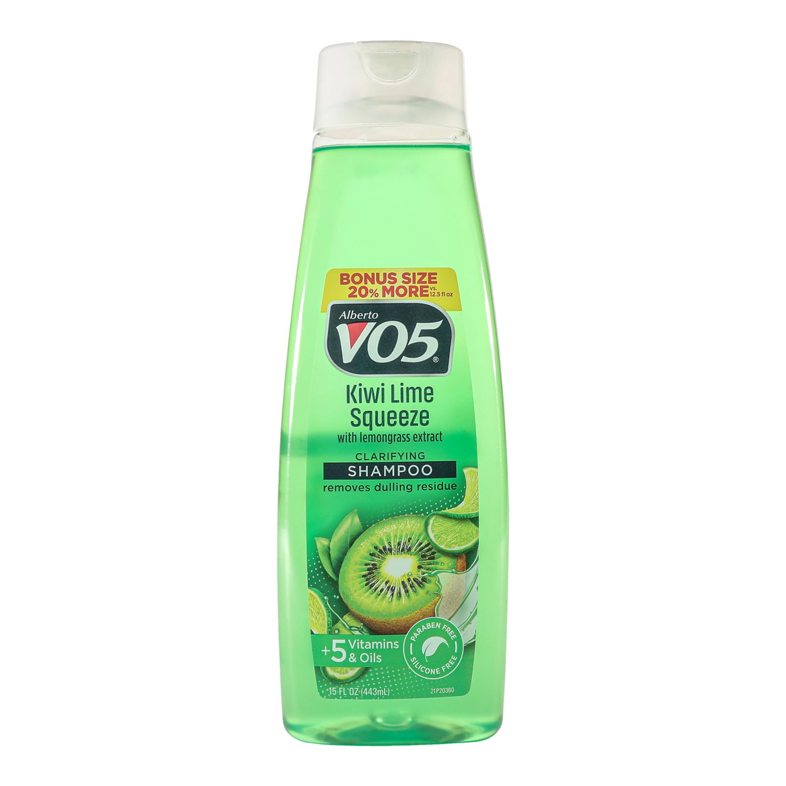 VO5 front packaging showing bottle and label for easy identification and benefits