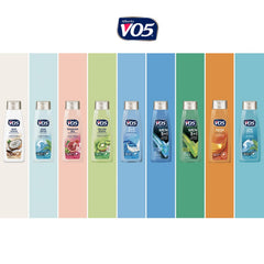 VO5 Ocean Refresh ingredients label highlighting vitamins and oils benefit