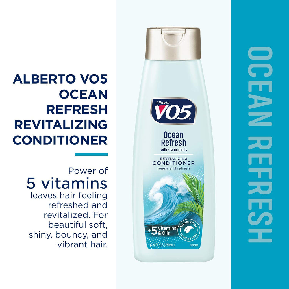 VO5 Ocean Refresh creamy texture close-up illustrating smooth detangling benefit
