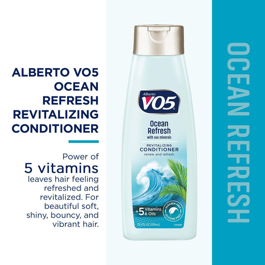 VO5 Ocean Refresh creamy texture close-up illustrating smooth detangling benefit
