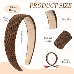 VOBOBE model wearing headband outdoors demonstrating secure hold and style benefit