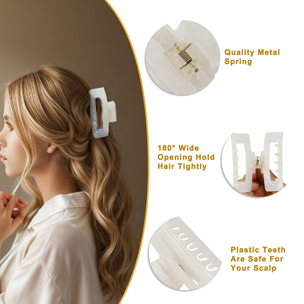 VOCOSTE clip worn in hair side profile offering comfortable no-slip hold