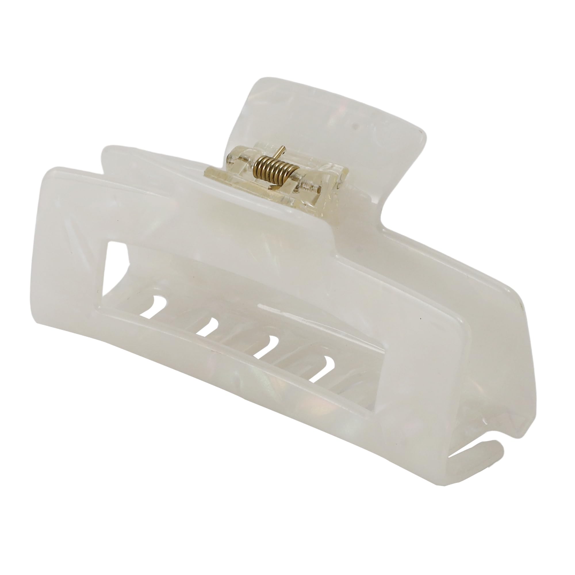 VOCOSTE front view clip showing tortoise and ivory finish for stylish hold
