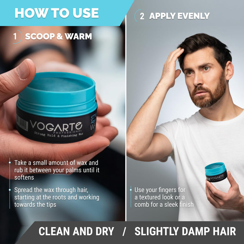 Vogarte label ingredient and directions shot showing usage info and benefits