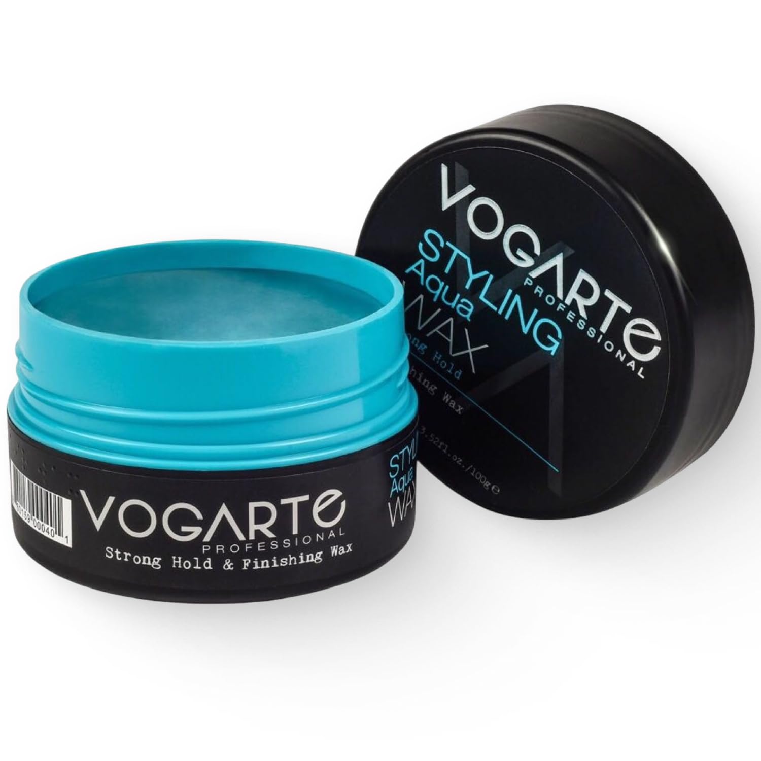 Vogarte open jar texture close-up highlighting smooth wax for easy application
