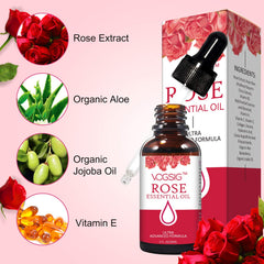 VOGSIG label closeup displaying rose extract and ingredient highlights for confidence