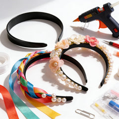 VOKOY headbands worn by model in casual setting illustrating everyday styling use