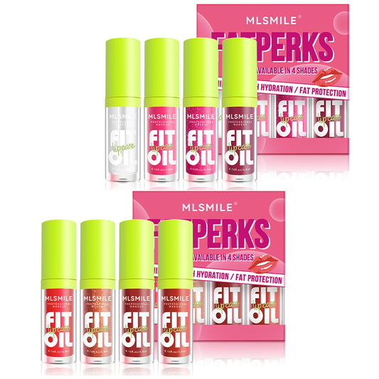 VolksRose front packaging showing eight lip oil tubes and benefits