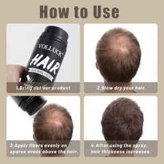 VOLLUCK fibers being applied to roots for instant coverage benefit