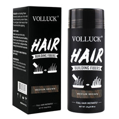 VOLLUCK front packaging showing medium brown 28 g jar and label benefit